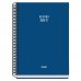 Dohe Basic Colour Vibes Agenda Escolar 26/27 - Formato A5 - Semana Vista - Papel Offset Ahuesado 70g - Cubierta de Carton Plastificado - Espiral - Goma - 15x21x2cm - Color Azul