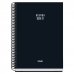 Dohe Basic Colour Vibes Agenda Escolar 26/27 - Formato A5 - Semana Vista - Papel Offset Ahuesado 70g - Cubierta de Carton Plastificado - Espiral Metalica - Goma - 15x21x2cm - Color Negro