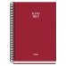Dohe Basic Colour Vibes Agenda Escolar 26/27 - Formato A5 - Dia Pagina - Papel Offset Ahuesado 70g - Cubierta de Carton Plastificado - Espiral Metalica - Goma - 15x21x4cm - Color Burdeos