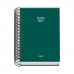 Dohe Basic Colour Vibes Agenda Escolar 26/27 - Formato A6 - Dia Pagina - Papel Offset Ahuesado 70g - Cubierta de Carton Plastificado - Espiral - Goma - 12x17x3cm - Color Verde