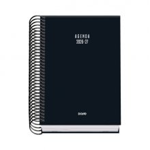 Dohe Basic Colour Vibes Agenda Escolar 26/27 - Formato A6 - Dia Pagina - Papel Offset Ahuesado 70g - Cubierta de Carton Plastificado - Espiral Metalica - Goma - 12x17x3cm - Color Negro Dohe Basic Colour Vibes Agenda Escolar 26/27 - Formato A6 - Dia Pagina - Papel Offset Ahuesado 70g - Cubierta de Carton Plastificado - Espiral Metalica - Goma - 12x17x3cm - Color Negro