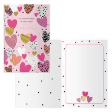 Dohe Tarjeta de Felicitacion de Cumpleaños - 11.5x17cm - Impresion a Todo Color - Estampaciones con Pelicula de Color - Estampacion en Seco - Papel Offset Blanco de 300gr - Incluye Sobre de Color (6 uds)