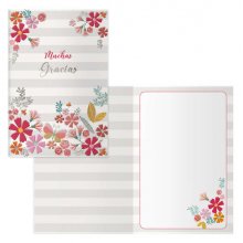 Dohe Tarjeta de Felicitacion - 11.5x17cm - Impresion a Todo Color - Estampaciones con Pelicula de Color - Estampacion en Seco - Papel Offset Blanco de 300gr - Incluye Sobre de Color (6 uds)