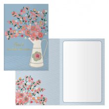 Dohe Tarjeta de Felicitacion de San Valentin - 11.5x17cm - Impresas a Todo Color - Estampaciones con Pelicula de Color - Estampacion en Seco - Papel Offset Blanco de 300gr - Incluye Sobre de Color (6 uds)