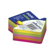 Dohe Cubos de Notas Reposicionables - 75mmx75mm - Cubo de 250 Hojas - Papel de 75gr - Ideales para Oficina y Escuela (12 uds)