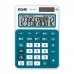 Dohe Calculadora Electronica de 12 Digitos - Alimentacion Solar y a Pilas - 4 Teclas de Memoria - Apagado Automatico - Teclas de Gran Formato - Funciones de Raiz Cuadrada y Mark Up