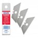 Dohe Pack con 10 Cuchillas de Recambio Trapezoidales para Cutters de Seguridad - 18mm - Acero de Maxima Calidad