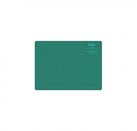 Dohe Vade de Corte PVC 3mm - Superficie Autocicatrizante - Cuadricula Impresa Metrica - Tamaño A4