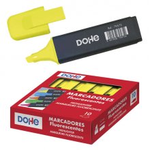 Dohe Marcadores Fluorescentes - Punta Biselada de 1-5mm - Clip en la Capucha - Apto para Todo Tipo de Papel