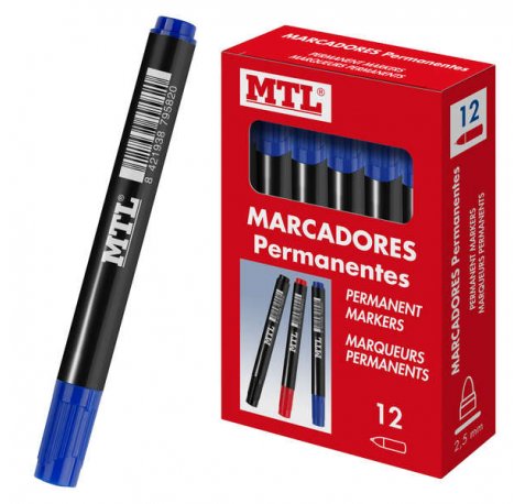 Dohe Marcadores Permanentes - Punta Conica de 2mm - Resistente al Agua y Secado Rapido - Ideal para Rotular en Cualquier Superficie
