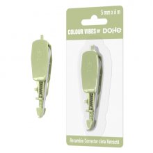 Dohe Colour Vibes Recambio de Cinta Correctora - 5mm x 6m - Retractil - Color Verde (10 uds) Dohe Colour Vibes Recambio de Cinta Correctora - 5mm x 6m - Retractil - Color Verde (10 uds)