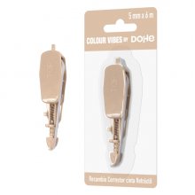 Dohe Colour Vibes Recambio de Cinta Correctora - 5mm x 6m - Retractil - Color Beige (10 uds) Dohe Colour Vibes Recambio de Cinta Correctora - 5mm x 6m - Retractil - Color Beige (10 uds)