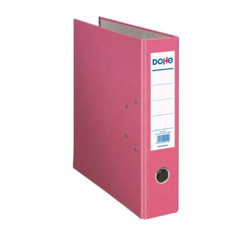 Dohe Archivador en Carton Forrado con Polipropileno - con Ollao y Rado - Tarjetero en el Lomo - Palanca de Maxima Calidad - Cantoneras Metalicas (12uds)