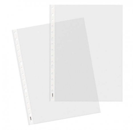 Dohe 100 Fundas Multitaladro con 16 Perforaciones - 100x200mm - Polipropileno Rugoso