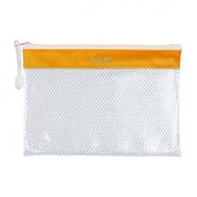 Dohe Bolsa Cremallera PVC - 24x17.5mm - Resistente al Agua - Ideal para Documentos A5 (12 uds)