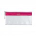 Dohe Bolsa Cremallera PVC - 22x11cm - Resistente al Agua - Ideal para Organizar Objetos Pequeños (12 uds)