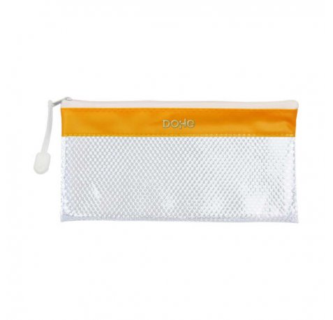 Dohe Bolsa Cremallera PVC - 22x11cm - Resistente al Agua - Ideal para Viajes - Cierre Seguro (12 uds)