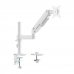 Aisens Eco Soporte de Mesa con Brazo Articulado para Monitor de 17"-32" - Soporta hasta 9kg - Gestion de Cables - VESA 100x100mm - Contrapeso Giratorio e Inclinable - Color Blanco