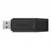 Kingston DataTraveler Exodia Memoria USB 64GB - USB 3.2 Gen 1 - Con Tapa - Enganche para Llavero - Color Negro (Pendrive)