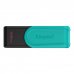 Kingston DataTraveler Exodia Memoria USB 128GB - USB 3.2 Gen 1 - Tapa Giratoria - Color Turquesa
