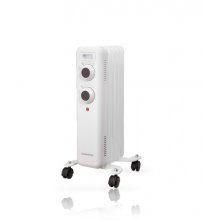 Daewoo DW9501 Radiador de Aceite - Potencia 1000W - 5 Elementos - Termostato Regulable - Ruedas - Asa de Transporte - Indicador Luminoso - Color Blanco Daewoo DW9501 Radiador de Aceite - Potencia 1000W - 5 Elementos - Termostato Regulable - Ruedas - Asa de Transporte - Indicador Luminoso - Color Blanco