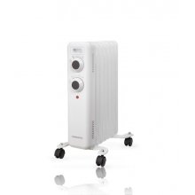 Daewoo DW9502 Radiador de Aceite - Potencia 1500W - 7 Elementos - Termostato Regulable - Ruedas - Asa de Transporte - Indicador Luminoso - Color Blanco Daewoo DW9502 Radiador de Aceite - Potencia 1500W - 7 Elementos - Termostato Regulable - Ruedas - Asa de Transporte - Indicador Luminoso - Color Blanco