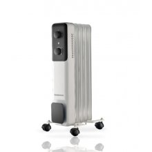 Daewoo DW9504 Radiador de Aceite - Potencia 1000W - 5 Elementos - Termostato Regulable - Ruedas - Asa de Transporte - Funcionamiento Automatico - Color Blanco y Negro Daewoo DW9504 Radiador de Aceite - Potencia 1000W - 5 Elementos - Termostato Regulable - Ruedas - Asa de Transporte - Funcionamiento Automatico - Color Blanco y Negro