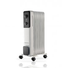 Daewoo DW9505 Radiador de Aceite - Potencia 1500W - 7 Elementos - Termostato Regulable - Ruedas - Asa de Transporte - Funcionamiento Automatico - Color Blanco y Negro Daewoo DW9505 Radiador de Aceite - Potencia 1500W - 7 Elementos - Termostato Regulable - Ruedas - Asa de Transporte - Funcionamiento Automatico - Color Blanco y Negro
