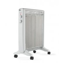 Daewoo DW9508 Radiador de Mica - Potencia 2000W - Termostato Regulable - 2 Niveles de Potencia - Ruedas - Asa de Transporte Daewoo DW9508 Radiador de Mica - Potencia 2000W - Termostato Regulable - 2 Niveles de Potencia - Ruedas - Asa de Transporte