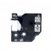 Compatible Dymo D1 45010 Cinta de Etiquetas para Rotuladora - Texto negro sobre fondo transparente - Ancho 12mm x 7 metros - S0720500