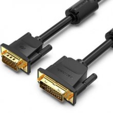 Vention Cable Conversor DVI Macho a VGA Macho - Full HD - Longitud 1.5m - Blindaje Multicapa - PVC - Color Negro Vention Cable Conversor DVI Macho a VGA Macho - Full HD - Longitud 1.5m - Blindaje Multicapa - PVC - Color Negro
