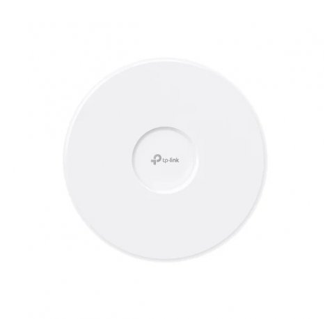 TP-Link Omada EAP723 Punto de Acceso de Doble Banda - PoE - Velocidad hasta 3.6Gbps - Cobertura hasta 140m2 - Soporta hasta 250 Clientes - WiFi 7 BE3600 - Ethernet - Color Blanco