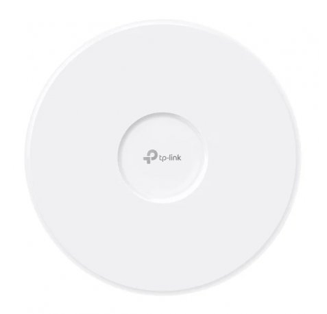 TP-Link Omada EAP783 Punto de Acceso Tribanda - PoE+ - Bluetooth - Velocidad hasta 19Gbps - Cobertura hasta 200m2 - Soporta hasta 760 Clientes - WiFi 7 Mesh - Ethernet - Color Blanco
