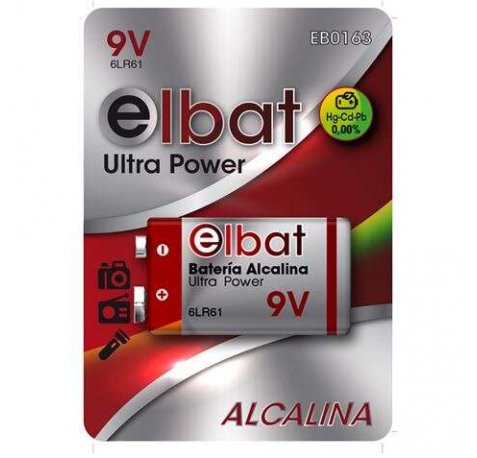 Elbat Pila Alcalina 6LR61/9V