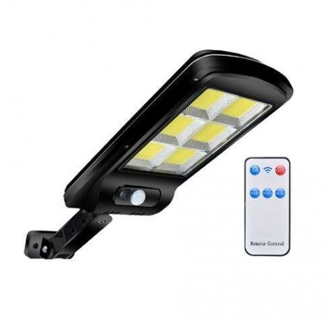 Elbat Cob Farola Led Solar - 4500LM - Luz Fria 6500K - Sensor de Movimiento
