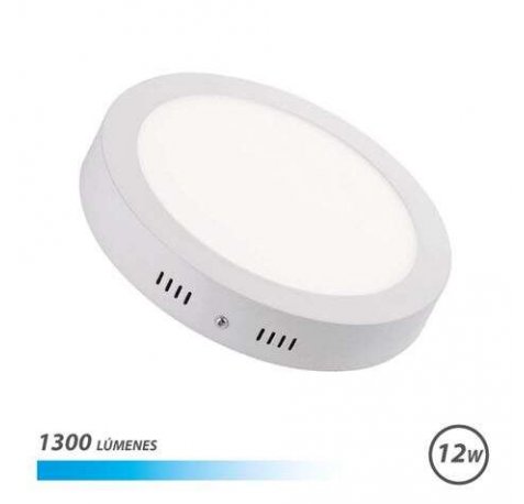 Elbat Downlight Circular Sobre Pared LED 12W 1300lm Luz Fria