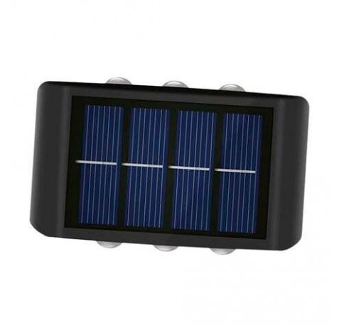 Elbat Aplique Solar LED 150lm - Panel Solar Integrado 2V, 150mAh - Bateria 1.2V, 600mAh