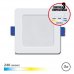 Elbat Downlight Cuadrado 3W - 240Lm - Selector 3 Temperaturas - Color Blanco