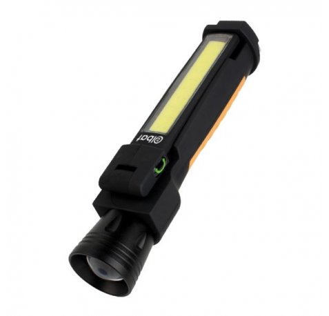 Elbat Flashlight Linterna de Trabajo LED - Linterna 800LM - Luz de Trabajo 750Lm - Funcion Powerbank - Resistente a Golpes y Salpicaduras - Color Negro