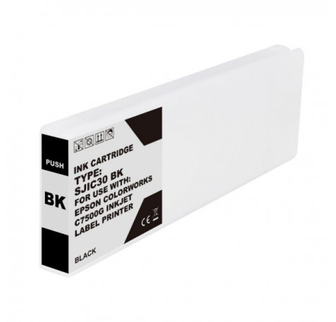 Compatible Epson SJIC30P Negro Tinta Pigmentada