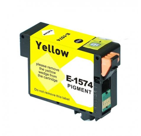 Compatible Tinta EPSON T1574 AMARILLO PIGMENTADA C13T15744010 para Epson Stylus Photo R3000