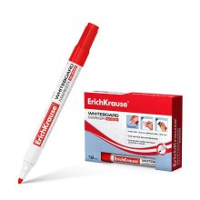 Erichkrause Marcador Pizarra W-500 - Punta en Forma de Bala Resistente al Daño - Ancho de Escritura de 08 a 25mm - Tinta a Base de Alcohol - Color Rojo (12 uds) Erichkrause Marcador Pizarra W-500 - Punta en Forma de Bala Resistente al Daño - Ancho de Escritura de 08 a 25mm - Tinta a Base de Alcohol - Color Rojo (12 uds)