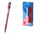 ErichKrause G-Tone Stick Original Boligrafo con Capuchon - Punta de 0.5mm - Trazo 0.4mm - Tinta de Gel - Resistente al Agua - Secado Rapido - Tapa Ventilada - Color Rojo (12 uds)