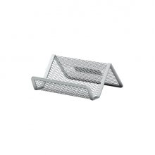 ErichKrause Compass Classic Tarjetero de Sobremesa - Acero Inoxidable - 98x72x45 - Color Plata (24 uds)