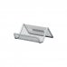 ErichKrause Compass Classic Tarjetero de Sobremesa - Acero Inoxidable - 98x72x45 - Color Plata (24 uds)