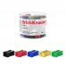 ErichKrause Unity Sacapuntas de Plastico - Cuchilla Niquelada de Acero al Carbono - Orificio de 8mm - Colores Surtidos (55 uds)