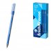 ErichKrause G-Ice Stick Original Boligrafo con Capuchon - Punta de 0.5mm - Trazo 0.4mm - Tinta de Gel - Resistente al Agua - Secado Rapido - Tapa Ventilada - Color Azul (12 uds)