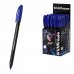 ErichKrause U-108 Stick Black Edition Boligrafo con Capuchon - Punta de 1.0mm - Cuerpo Opaco Negro - Trazo 0.3mm - Tinta de Baja Viscosidad - Tapa Ventilada - Color Azul (50 uds)