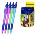 ErichKrause U-209 Matic and Grip Neon Boligrafo Retractil - Modelos Surtidos - Trazo 0.3mm - Zona de Agarre de Goma - Color Azul (50 uds)