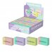 ErichKrause Nano Soft Expositor con 30 Gomas de Borrar - PVC Ecologico - Hipoalergenico - No Deja Residuos - Borrado Suave - Colores Surtidos